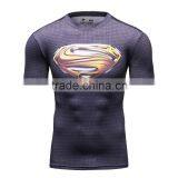 2016 Movie Superman v Bat-man/Wonder Man T-shirt Cool Novelty Tshirt Men Dawn of Justice Tee Sports T-Shirts thumbnail-4