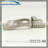 39mm Matt Nickel Burnished Screw Fixed Rotating Belt Buckle for Man thumbnail-5