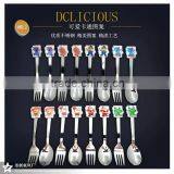 2015 New Design With Cartoon Lovely Cutlery Set for Kids thumbnail-6