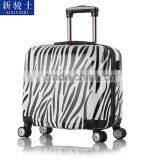 PC Kids Fancy Lightweight Spinner Luggage Travel Case Trolley Hard Case With Zebra Printing thumbnail-2