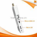 1080P USB2.0 5V/2A win 8.1 win 10 OS bluetooth USB mini pc tv dongle computer stick