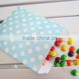 Baby Blue and White Polka Dots Paper Bags Middy Bitty Bags thumbnail-1