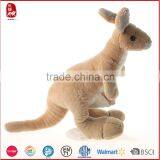 Wholesale Cuddly Toy Plush Kangaroo With Baby Plush Toy thumbnail-3