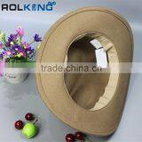 China Wholesale Wide Brim Fedora Hat Winter Wool Felt Men Fedora Hat thumbnail-4