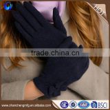 Fashion ladies 100% wool gloves with beautiful beads on back