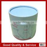 White Glossy Surface Paper Packing Box for Skin Care Product in Round Shape