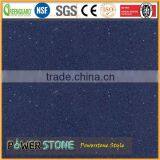 Deep Blue Artificial Quartz Countertop For Kitchen
