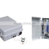 FTTH 24 cores IP55 indoor or outdoor wall mounted fiber box