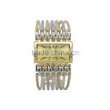 New Models Exclusive Design Square Case Big Bracelet Band Watch Stainless Steel Back Women thumbnail-4