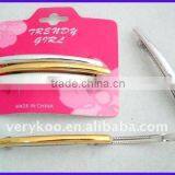 Fashion Big Ladies' Metal Colors Plastic Hair Bow Barrette Accessories (FCH-11099) thumbnail-1