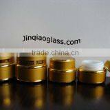 Golden Glass Cream Jar thumbnail-1