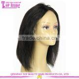 Brazilian Virgin Hair 100% Human Hair Wigs Straight Cut Human Hair Short Bob Lace Front Wig In Stock thumbnail-1