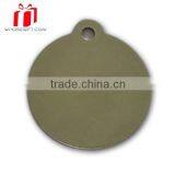 Customizable Round Shape Aluminum Pet Id Dog Tags