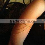 Fashion Macrame Gold New Arm Chain thumbnail-4