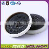 White Circle Decoration With Bufflo Horn Button for Coat thumbnail-2