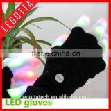 Hot Sales Amazine Velvet Flashing Gloves Raver Dancing Party 7 Colors RGB Light Gloves thumbnail-5