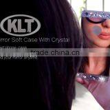 New Bling Crystal Diamond Brushed Aluminum Metal for IPhone thumbnail-1