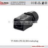 Made in China 8p8c Cat6 Rj45 Male Connector Plastic Shell Square Type Rj45 Male Connector RJ45 Male and Female Connector thumbnail-3
