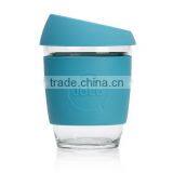 2016 Beautiful Design Glass Reusable Coffee Cup Sleeve-blue/pink/green thumbnail-3