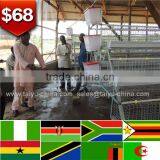 Trade Assurance NO.1 A Type Frame Quality Galvanized 3 Tier Layer Hen Cage thumbnail-2
