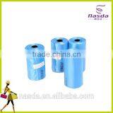 Blue Color Poop Bag,15 Bags per Roll With Core thumbnail-1