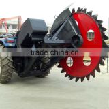 Rotary ditcher, rock ditcher for tractors