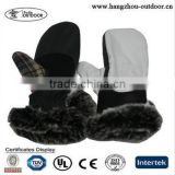 Fashionable Faux Fur Ladies Winter Gloves