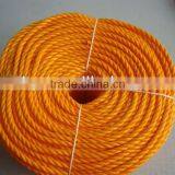 4 strands twisted 24mm PE plastic rope for shipping and fishery