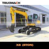 China 8Ton Wheel And Crawler Excavator thumbnail-2