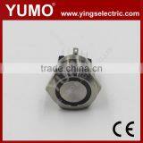 LA19 Series IP65 6 Pin Terminal 5A/250VAC Stainless Metal Push Button With Connector Metal Push Button Socket Base thumbnail-4