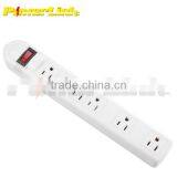 H80139 UL/CUL 6 Outlet Power Strip With Surge Protectors / Power Bar / Power Sockets