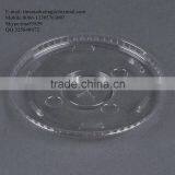 Custom Disposable Clear Plastic Cold Drink Cup Lid With Straw Slot for 16,20 and 24oz Cup thumbnail-6