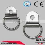 Wells Factory 5mm CE Forged High Strength Stainless Steel 316 Welded d Ring thumbnail-2