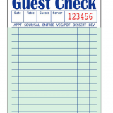 1part Bond Paper Guest Check CT-G3616 thumbnail-2