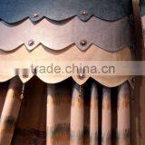 European Style Living Room Colourful Curtain/ Luxury Embroidery Curtains Fabric With Valance thumbnail-2