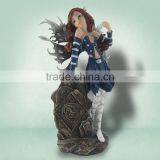 Custom Polyresin Thumbelina Cartoon Character Crafts Resin Garden Sister Garden Gnomes Statue Decoration thumbnail-5