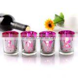Custom Printing Glass Flower Candle Holder thumbnail-1