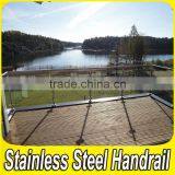 Fabrication Project 304 Stainless Steel Plexiglass Roof Deck Railing thumbnail-2