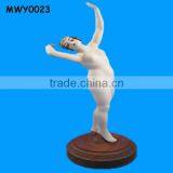 German Bisque Large Garden Decorative Nude Statues thumbnail-1
