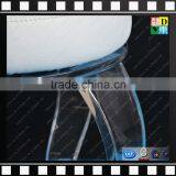 Popular Design Acrylic Durable Shower Chair PMMA Plastic Bright Colored Chairs From China Manufacturer thumbnail-5