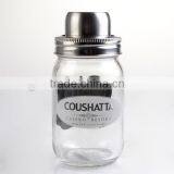 13oz Hermetic Glass Shaker Storage Maosn Jar With Blackboard thumbnail-2