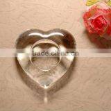 Heart Shaped Glass Candle Holder thumbnail-1