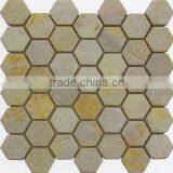 High Quality Yellow Mosaic Stone For Bathroom/Flooring/Wall Etc & Mosaic Tiles On Sale With Low Price thumbnail-1