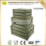 Wholesale Cheap Unfinished Wooden Fruit Crates for Sale thumbnail-1