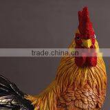 Garden Ornaments Resin Cock Figurine Farm Animal Rooster Statue thumbnail-3