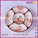 Cramic Decal Desgin Round Decoration Hone Candy Tray thumbnail-1
