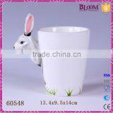 3d Ceramic Animal Desgin Mugs for Customize thumbnail-3