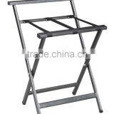 Black Color Folding Luggage Rack Stainless Steel thumbnail-1