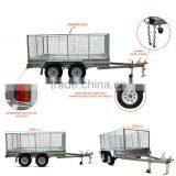 NEW 8x5 Tandem Box Trailer 900MM CAGE Fully Welded GALVANISED ATM 2000kg FOR SALE thumbnail-2