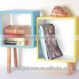 MULTI/NATURAL S/2 MDF/WOODEN CUBE TABLE thumbnail-1